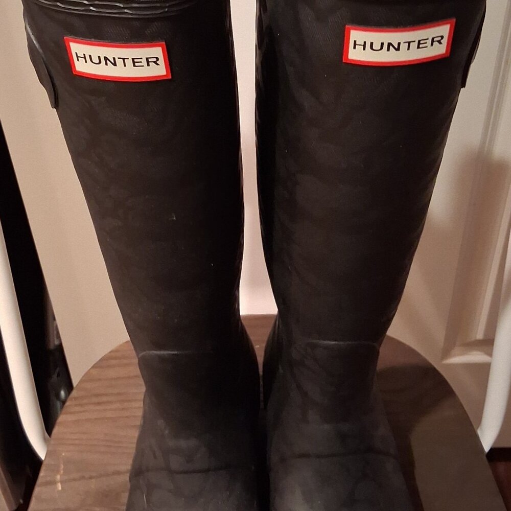 TALL MATTE HUNTER RAIN BOOTS 10